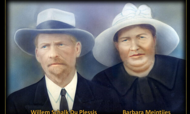 Gesin: DU PLESSIS Willem Schalk – MEINTJIES Barbara
