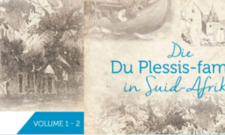 Boek: Du Plessis-familie in Suid-Afrika Boek (vol. 1 – 2) deur  Andrew Kok / Die Hugenote-Vereniging van Suid-Afrika